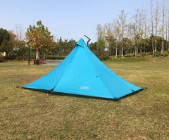 Portable camping pyramid tent single outdoor equipment camping supplies - Blue Force Sports