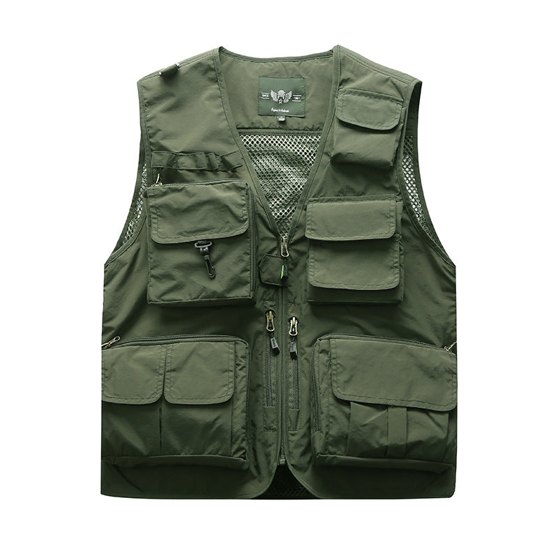 Multi-pocket fishing vest - Blue Force Sports