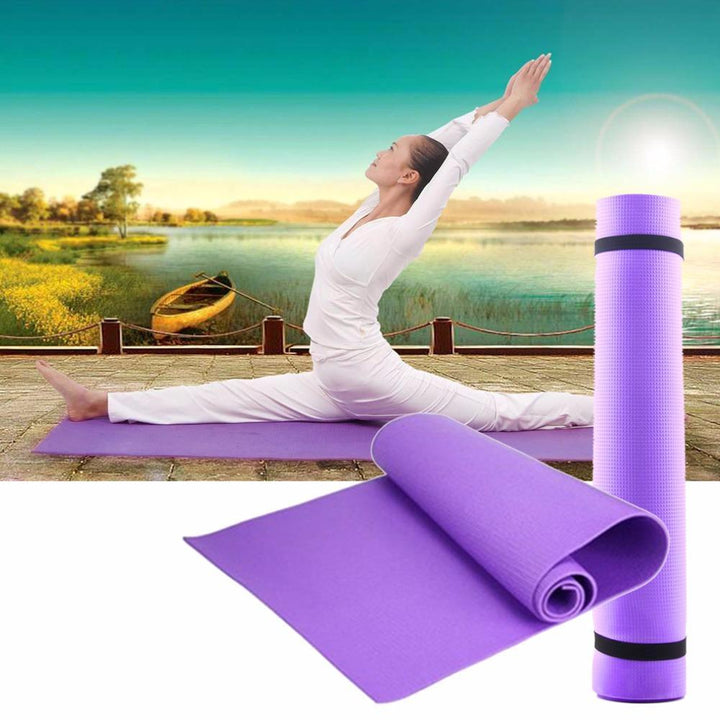 Eva Yoga™ Non Slip Yoga Mat - Blue Force Sports