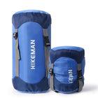 Saco de dormir de algodón ultraligero, impermeable y con compartimento de compresión