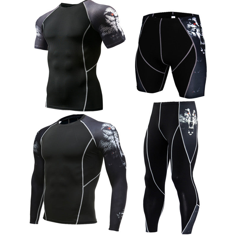 Sportswear quick-drying running suit - Blue Force Sports