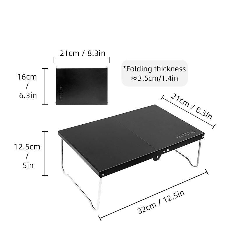 Mesa plegable ultraligera