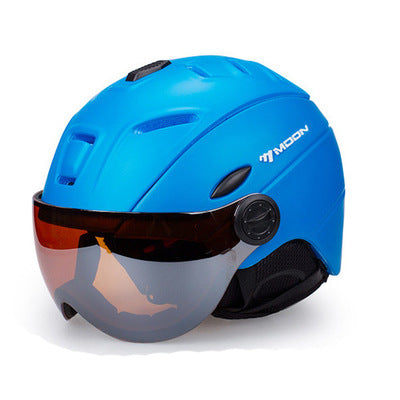 safety helmet with goggles integrated - Blue Force Sports