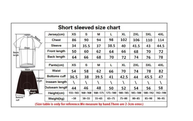 Summer short-sleeved harness cycling suit - Blue Force Sports