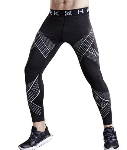 Compression Cool Dry Sports Tights Pants Baselayer Running Leggings - Blue Force Sports