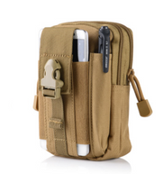 Outdoor Sports Molle Tactical Pocket Male 5.5 6 Inch Waterproof Mobile Phone Bag - Blue Force Sports
