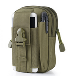 Outdoor Sports Molle Tactical Pocket Male 5.5 6 Inch Waterproof Mobile Phone Bag - Blue Force Sports