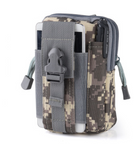 Outdoor Sports Molle Tactical Pocket Male 5.5 6 Inch Waterproof Mobile Phone Bag - Blue Force Sports