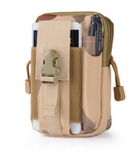 Outdoor Sports Molle Tactical Pocket Male 5.5 6 Inch Waterproof Mobile Phone Bag - Blue Force Sports