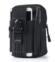 Outdoor Sports Molle Tactical Pocket Male 5.5 6 Inch Waterproof Mobile Phone Bag - Blue Force Sports