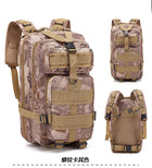 Camouflage Backpack Outdoor Sports Upgraded 3P Bag Camouflage Backpack Tactical Backpack Outdoor Camping Travel - Blue Force Sports