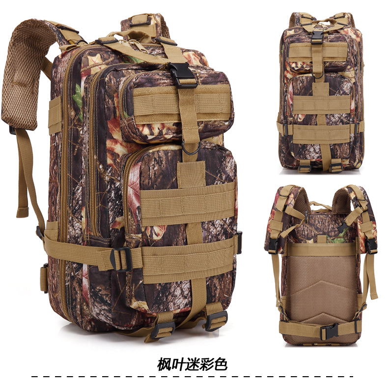 Camouflage Backpack Outdoor Sports Upgraded 3P Bag Camouflage Backpack Tactical Backpack Outdoor Camping Travel - Blue Force Sports