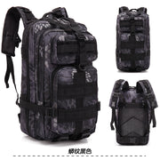 Camouflage Backpack Outdoor Sports Upgraded 3P Bag Camouflage Backpack Tactical Backpack Outdoor Camping Travel - Blue Force Sports