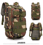 Camouflage Backpack Outdoor Sports Upgraded 3P Bag Camouflage Backpack Tactical Backpack Outdoor Camping Travel - Blue Force Sports