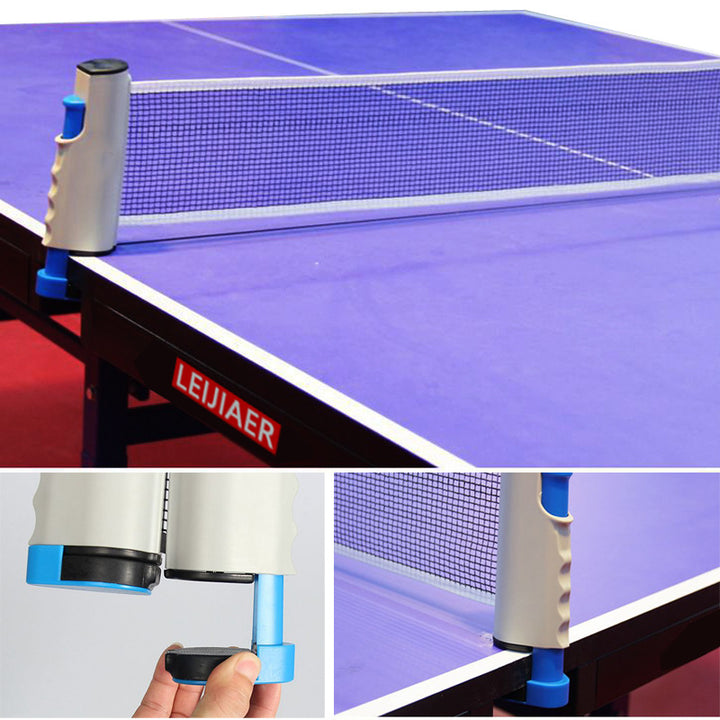 Retractable and Portable Table Tennis Racket Set - Blue Force Sports