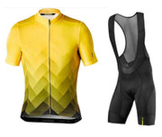 Mavic short-sleeved bib cycling jersey suit - Blue Force Sports