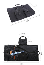 Men Travel Bag & Cationic letter wash bag - Blue Force Sports