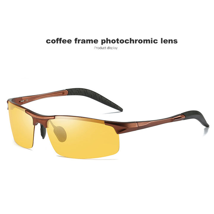 Direct Sale Sports Aluminum-magnesium Polarized Riding Glasses Sunglasses - Blue Force Sports