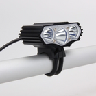 F3 light USB bicycle headlights 3 t6 mountain bike rechargeable light LED lights professional riding bike lights - Blue Force Sports