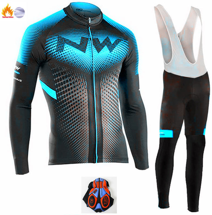 Cycling jersey long sleeve suit - Blue Force Sports