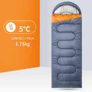 Outdoor Camping Portable Warm Trip Sleeping Bag - Blue Force Sports