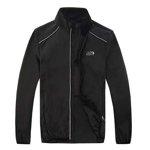 Bicycle loose loop riding windbreaker - Blue Force Sports