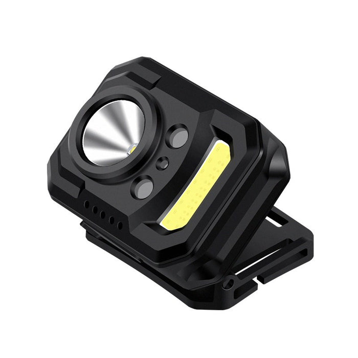 Long Shot Multi-Function Charging Induction Head-Mounted Lamp - Blue Force Sports