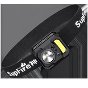 Long Shot Multi-Function Charging Induction Head-Mounted Lamp - Blue Force Sports