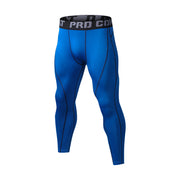 Fitness Running Training Breathable Quick-drying Stretch Tights - Blue Force Sports
