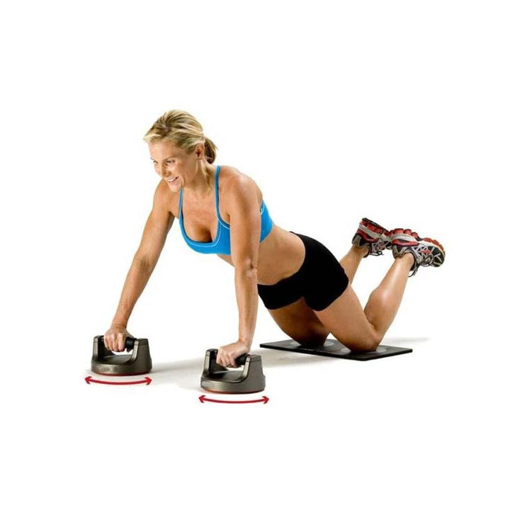 Fitness Equipment Round 360-Degree Rotatable Push-up Stand - Blue Force Sports