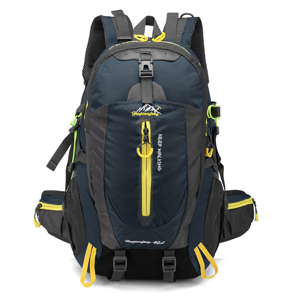 40L Mountaineering Bag Hiking Camping Backpack Travel Backpack - Blue Force Sports