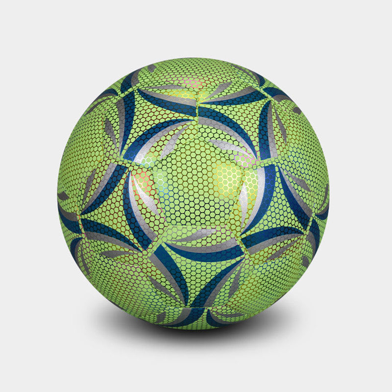 Luminate Soccer Practice Football Glowing Training Ball - Blue Force Sports