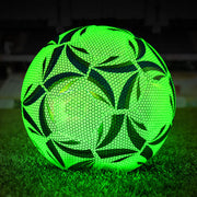 Luminate Soccer Practice Football Glowing Training Ball - Blue Force Sports