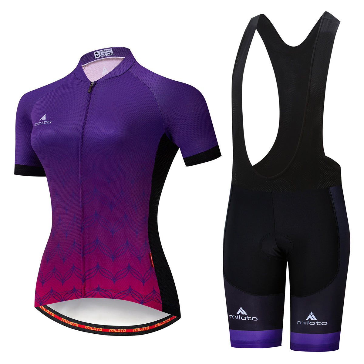 Cycling Jersey Chort-sleeved Suspender Suit - Blue Force Sports
