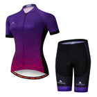 Cycling Jersey Chort-sleeved Suspender Suit - Blue Force Sports