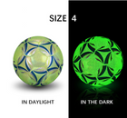 Luminate Soccer Practice Football Glowing Training Ball - Blue Force Sports