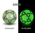 Luminate Soccer Practice Football Glowing Training Ball - Blue Force Sports