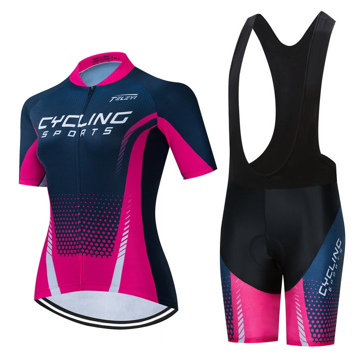 Summer Cycling Wear Short-sleeved Suit For Men And Women - Blue Force Sports