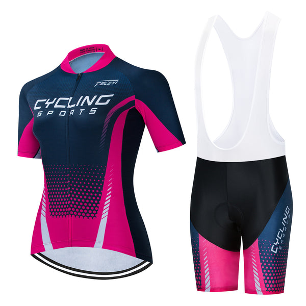 Summer Cycling Wear Short-sleeved Suit For Men And Women - Blue Force Sports