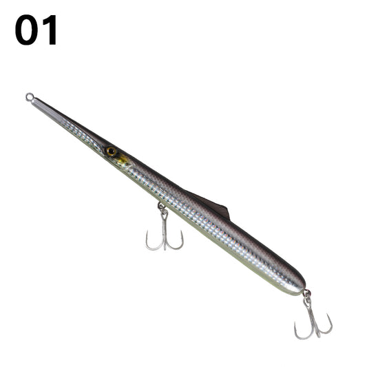 Needle Fishing Lures Stickbait Pencil Hard Baits Good Action Wobblers Skipping Garfish Sphyraena Pesca - Blue Force Sports