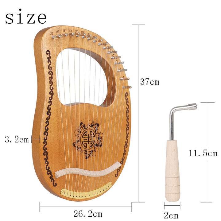 Small Harp, Small Portable Niche, Simple And Easy To Learn Musical Instrument - Blue Force Sports