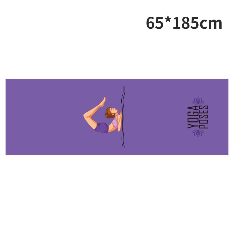 Printed Yoga Towel Portable Yoga Towel Non-Slip And Environmentally Friendly Yoga Towel - Blue Force Sports