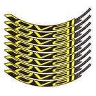 Mountain Bike Width Rim Wheel Set Color Change Sticker - Blue Force Sports