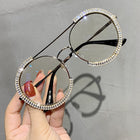 Fashion Retro Round Sunglasses - Blue Force Sports