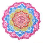 Round Printed Bath Towel Beach Towel Yoga Mat - Blue Force Sports
