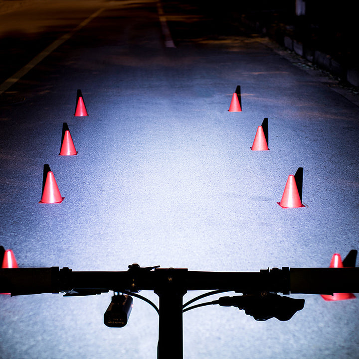 Bicycle Light Hoisting Front Light Night Riding Bracket Strong Light Flashlight - Blue Force Sports