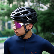 One-Piece Formation Of Colorful Pneumatic Helmet - Blue Force Sports