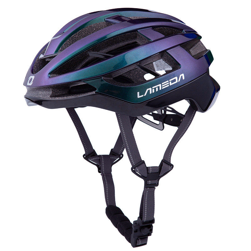 One-Piece Formation Of Colorful Pneumatic Helmet - Blue Force Sports