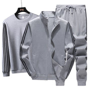 Fallow Jacket Spring And Autumn Movement Sweatshirt 3 Pieces Cover - Blue Force Sports