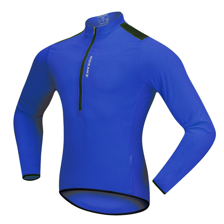 Breathable and quick-drying cycling long-sleeved shirt - Blue Force Sports